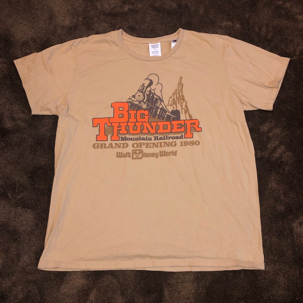 Disney Parks Vault Collection Big Thunder Mountain Railroad T Shirt Adult XXL